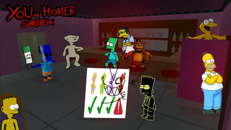 You VS Homer Sandbox ekran görüntüsü