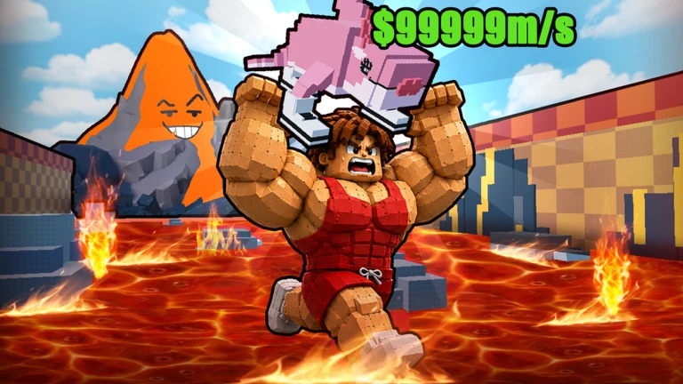Survive Volcano for Brainrots! ekran görüntüsü