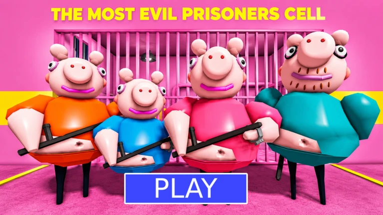PEPPA PIG'S FAMILY PRISON RUN! (Obby) ekran görüntüsü