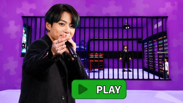 💜KPOP JUNGKOOK PRISON RUN! (Obby) ekran görüntüsü