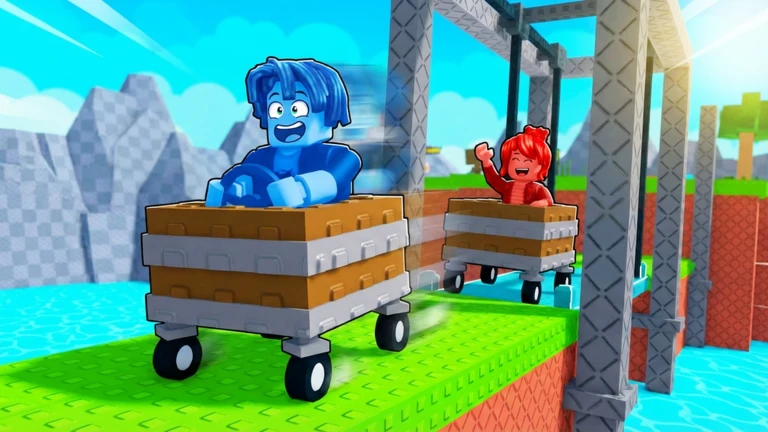 Teamwork Cart Puzzles! [Obby] ekran görüntüsü