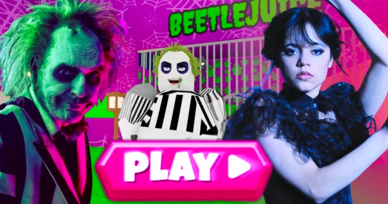 BEETLEJUICE BARRYS PRISON RUN (OBBY) ekran görüntüsü