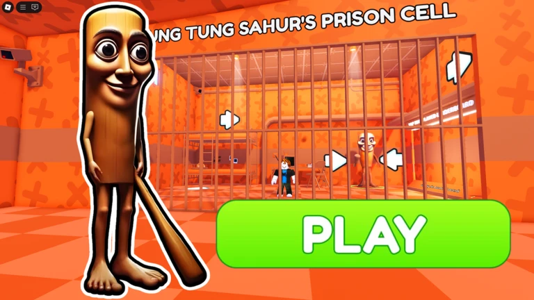 TUNG TUNG TUNG'S PRISON RUN! (Obby) ekran görüntüsü