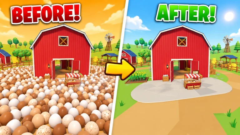 [🏭FACTORY] Clean Up the Eggs! 🥚 ekran görüntüsü