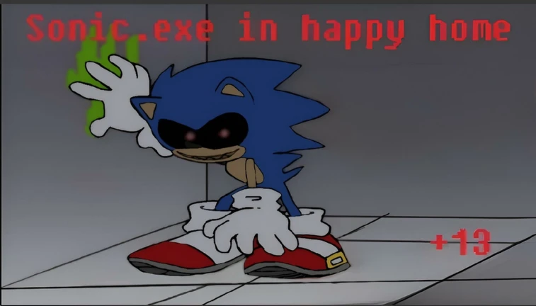 Sonic.exe in Happy Home V1 ekran görüntüsü