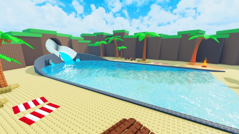 Waterslide Ride To The Beach! ekran görüntüsü
