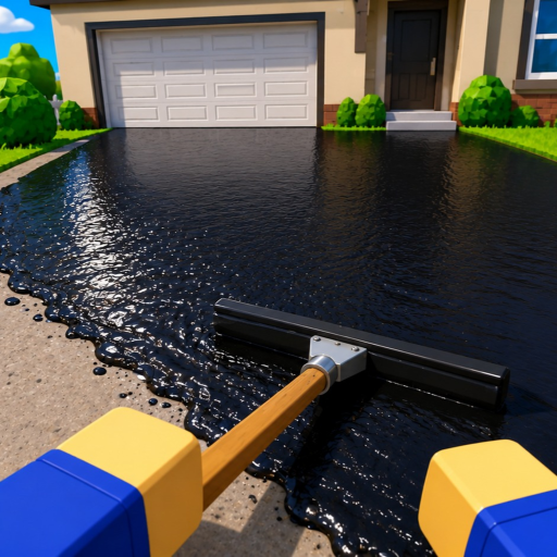 Seal A Driveway [NEW MAP🛢️] ekran görüntüsü