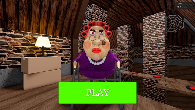 ESCAPE EVIL GRANDMA! (FIRST PERSON OBBY) ekran görüntüsü