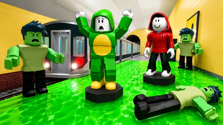 ESCAPE SUBWAY OBBY! ekran görüntüsü