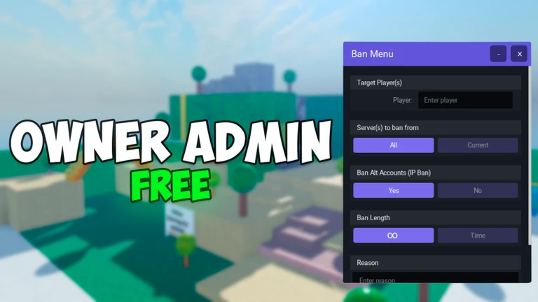 FREE OWNER ADMIN [BAN ALL] ekran görüntüsü