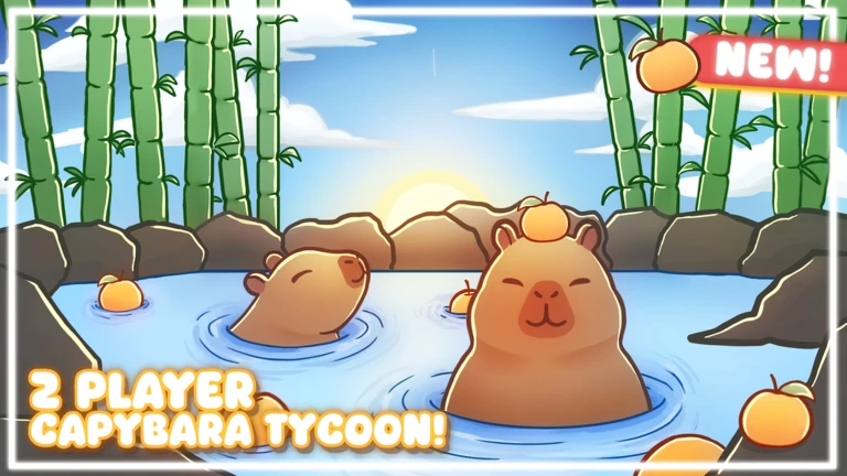 🍊 2 Player Capybara Tycoon! ekran görüntüsü