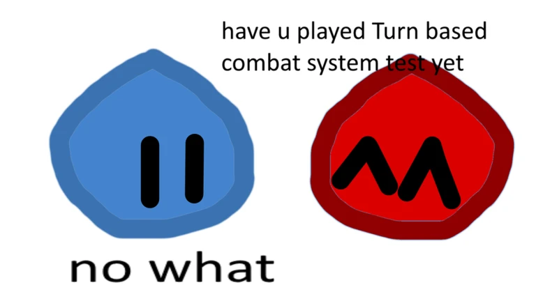 Turn based combat system test ekran görüntüsü