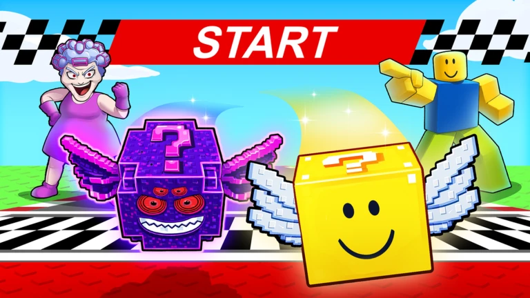 Race Your Lucky Block ekran görüntüsü