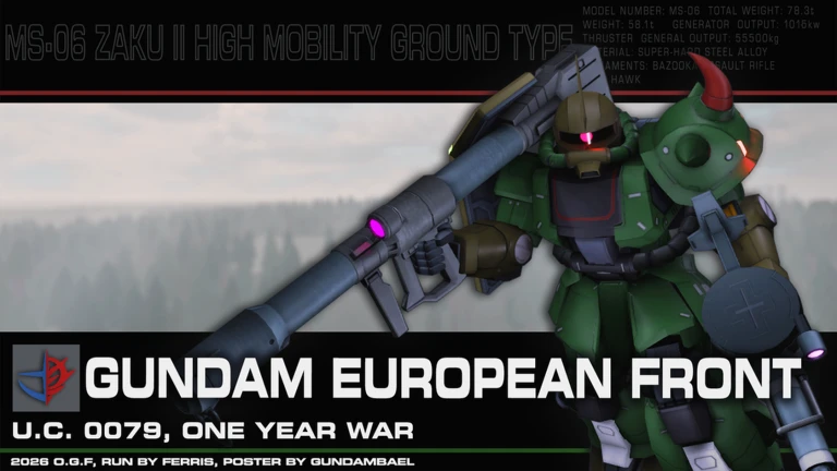 Mobile Suit Gundam: European Front ekran görüntüsü