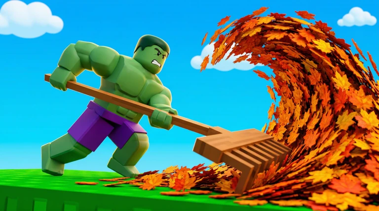 Leaf Raking Simulator ekran görüntüsü