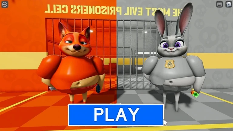 🥕JUDY VS NICK'S PRISON RUN! (Obby) ekran görüntüsü