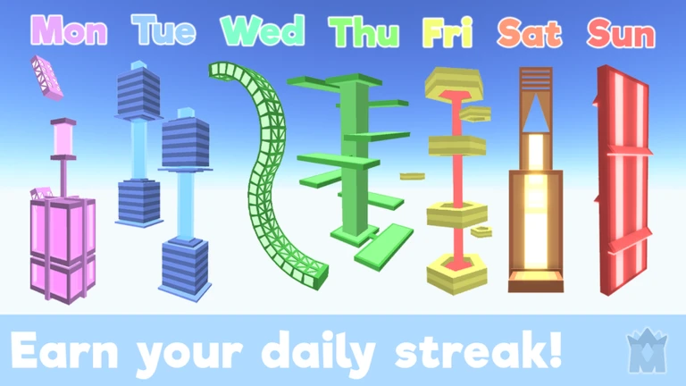 Daily Difficulty Chart Obby ekran görüntüsü
