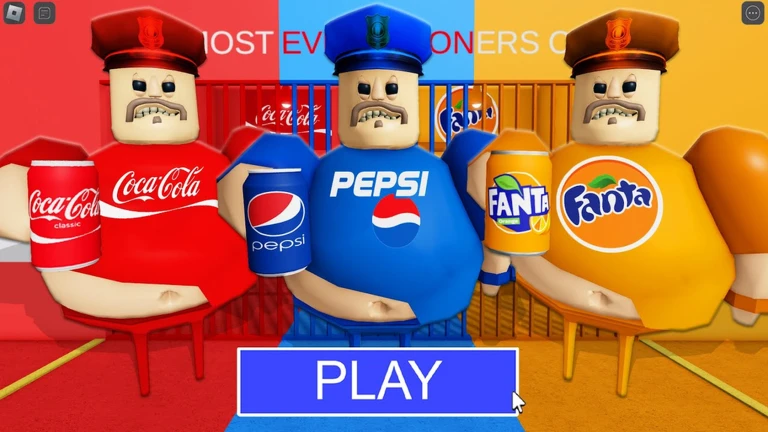 COCA-COLA VS PEPSI FAMILY PRISON RUN! (Obby) ekran görüntüsü