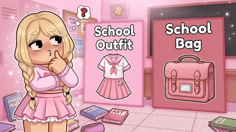 Would You Rather: School Outfit Tower! ekran görüntüsü