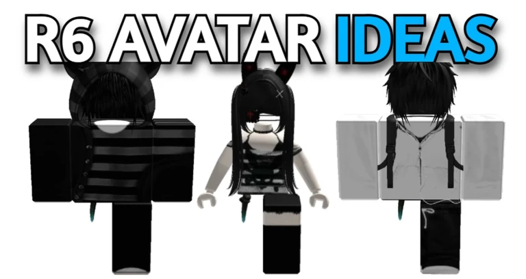 [NEW🖤] R6 EMO AVATAR IDEAS ekran görüntüsü