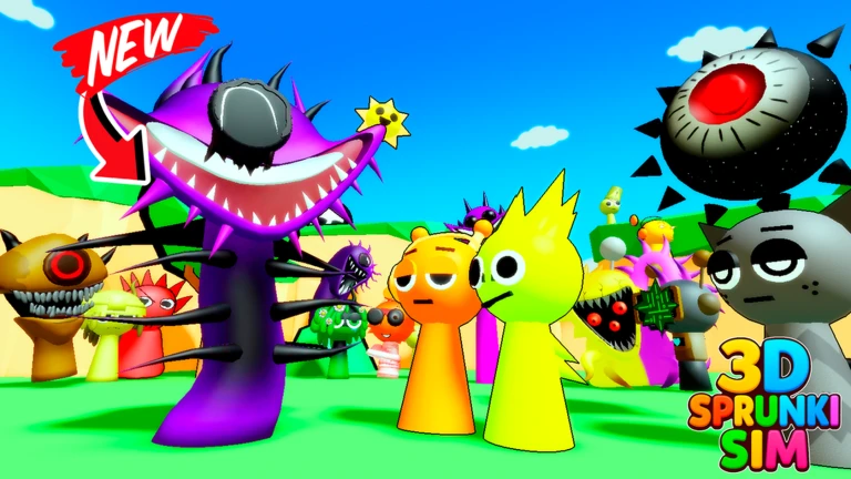 3D SPRUNKI SIM ✨ Sprunki Fans ekran görüntüsü