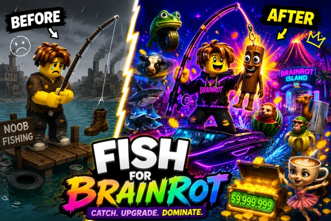 Fish A Brainrot ⭐ ekran görüntüsü