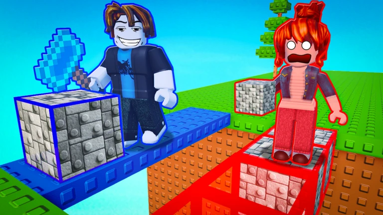 Block and Mine 🧱 [2 Player Obby]  ekran görüntüsü