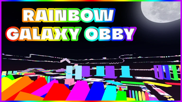 🌈 Rainbow Galaxy Obby ✨ ekran görüntüsü