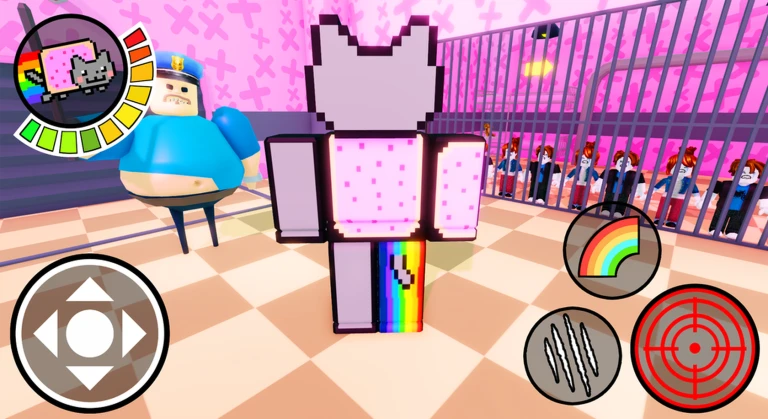 🌈 NYAN CAT'S PRISON RUN OBBY ekran görüntüsü