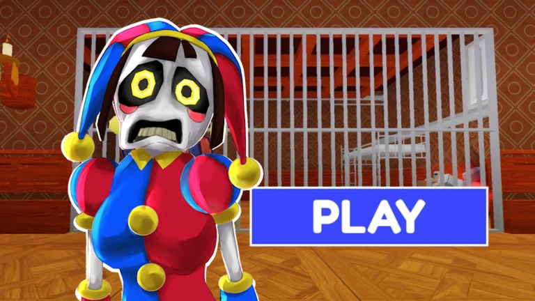 [🎃] SCARY POMNI PRISON RUN! (OBBY)🎪 ekran görüntüsü