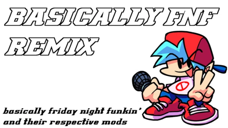 Basically FNF: Remix ekran görüntüsü