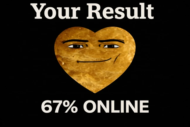 Chronically Online Test 🤡 😭 ekran görüntüsü