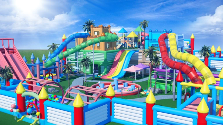 Bounce House Tycoon 🎈 ekran görüntüsü