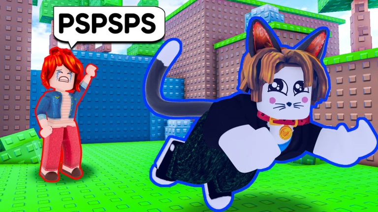 Cat Walk 🐈 [2 Player Obby] ekran görüntüsü