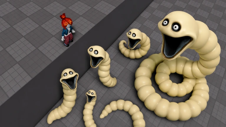 Feed your Friends to Hungry Worms ekran görüntüsü