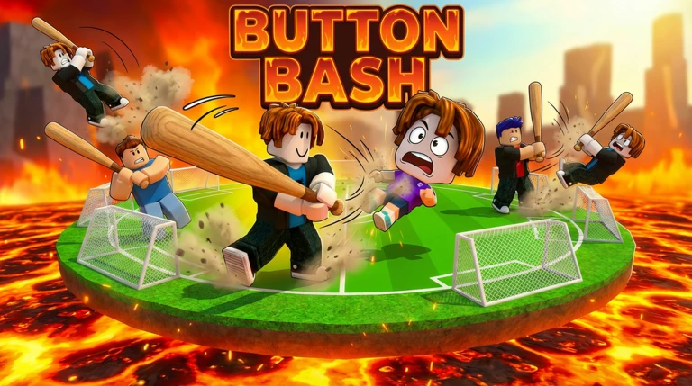 [UPD] HIT PEOPLE INTO LAVA! - Button Bash ekran görüntüsü