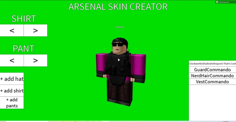 Arsenal Skin Maker ekran görüntüsü