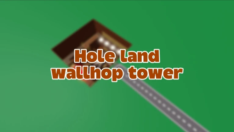 Hole land wallhop tower ekran görüntüsü