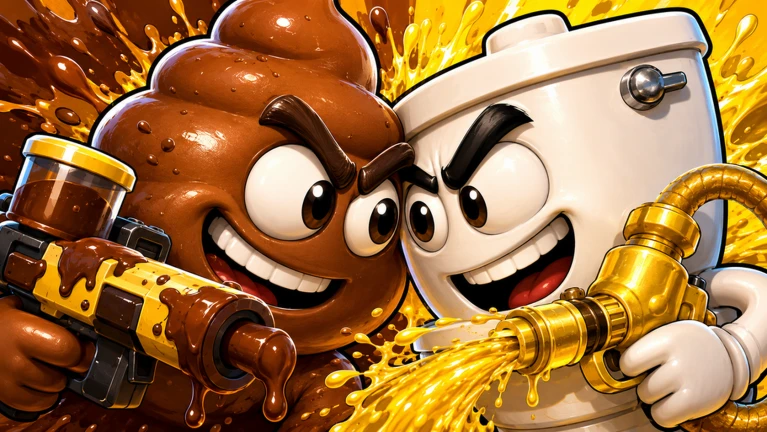 Poop Shooter: Toilet Turf War 💩🚽 ekran görüntüsü