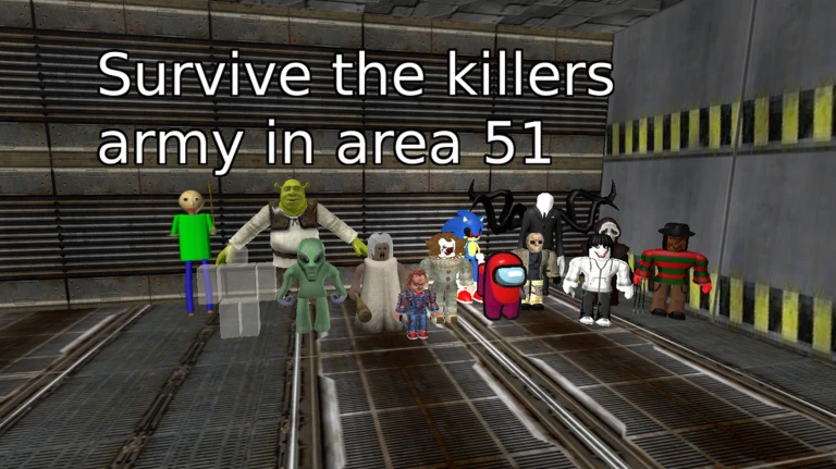 Survive the Killers in area 51! ekran görüntüsü