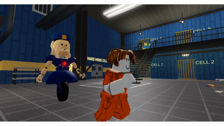 [POLICE GIRL!] BARRY 2 PLAYER ESCAPE PRISON V2! ekran görüntüsü
