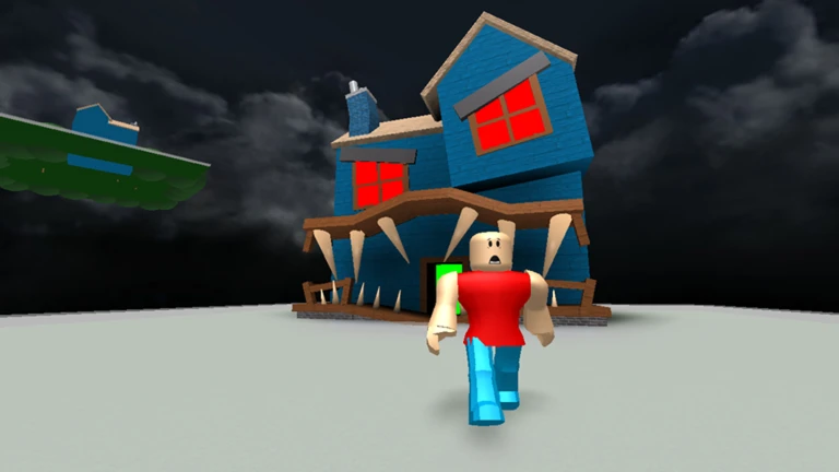 ESCAPE THE HAUNTED HOUSE OBBY!! ekran görüntüsü