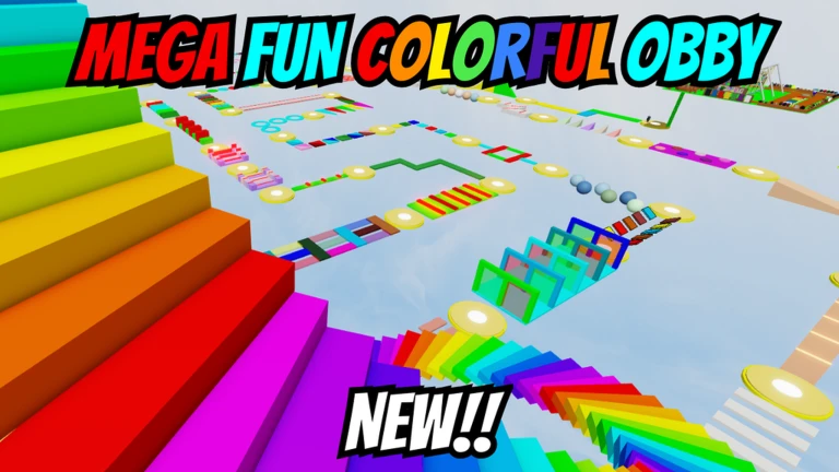 [GAMEPASSES] MEGA FUN COLORFUL OBBY ekran görüntüsü