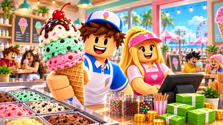 2 Player Ice Cream Tycoon 🍦 ekran görüntüsü
