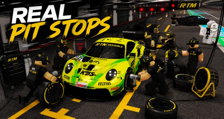 (Pit Stops + Abu Dhabi) Roblox Touring Car Racing  ekran görüntüsü