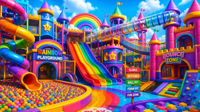 [🌈] The HUGE Playground Playplace! [🏰] ekran görüntüsü
