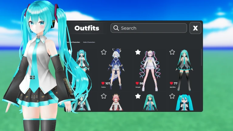 Avatar Outfit Catalog ekran görüntüsü
