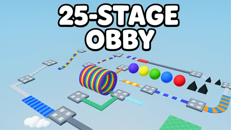 25-Stage Easy Obby ekran görüntüsü