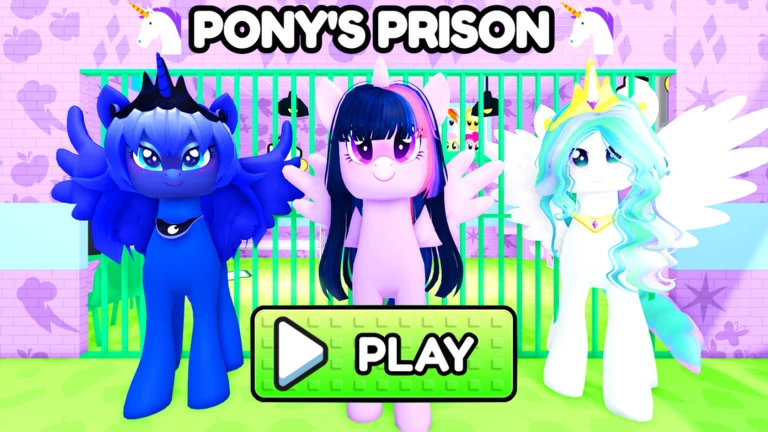 🦄 Pony's Prison Obby 🦄 ekran görüntüsü