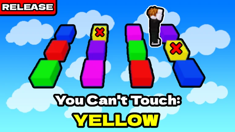 Obby But You Can't Touch A Color ekran görüntüsü